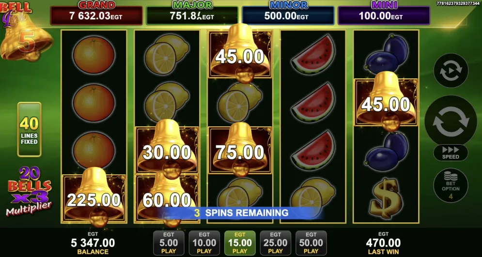 40 Burning Hot Bell Link demo